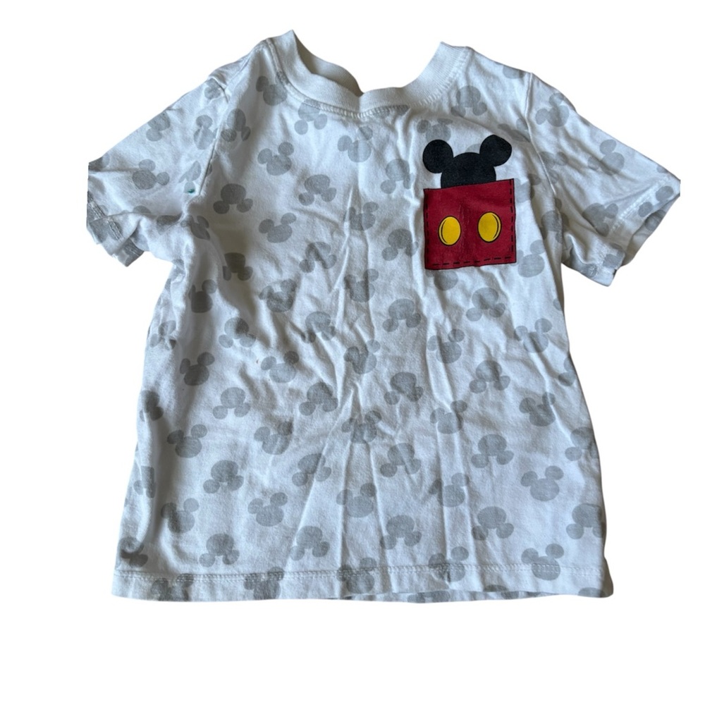 Disney Kids Mickey Mouse White and Red Tee